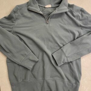 Pact Women's Turquoise Pullover Quarter Zip